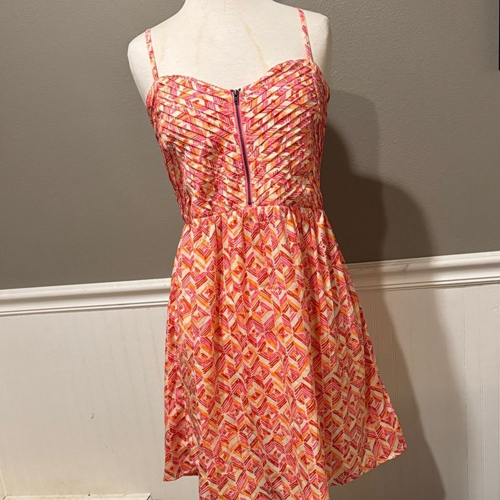 Roxy Brand Colorful Patterned Women's Spring Dress Size Large